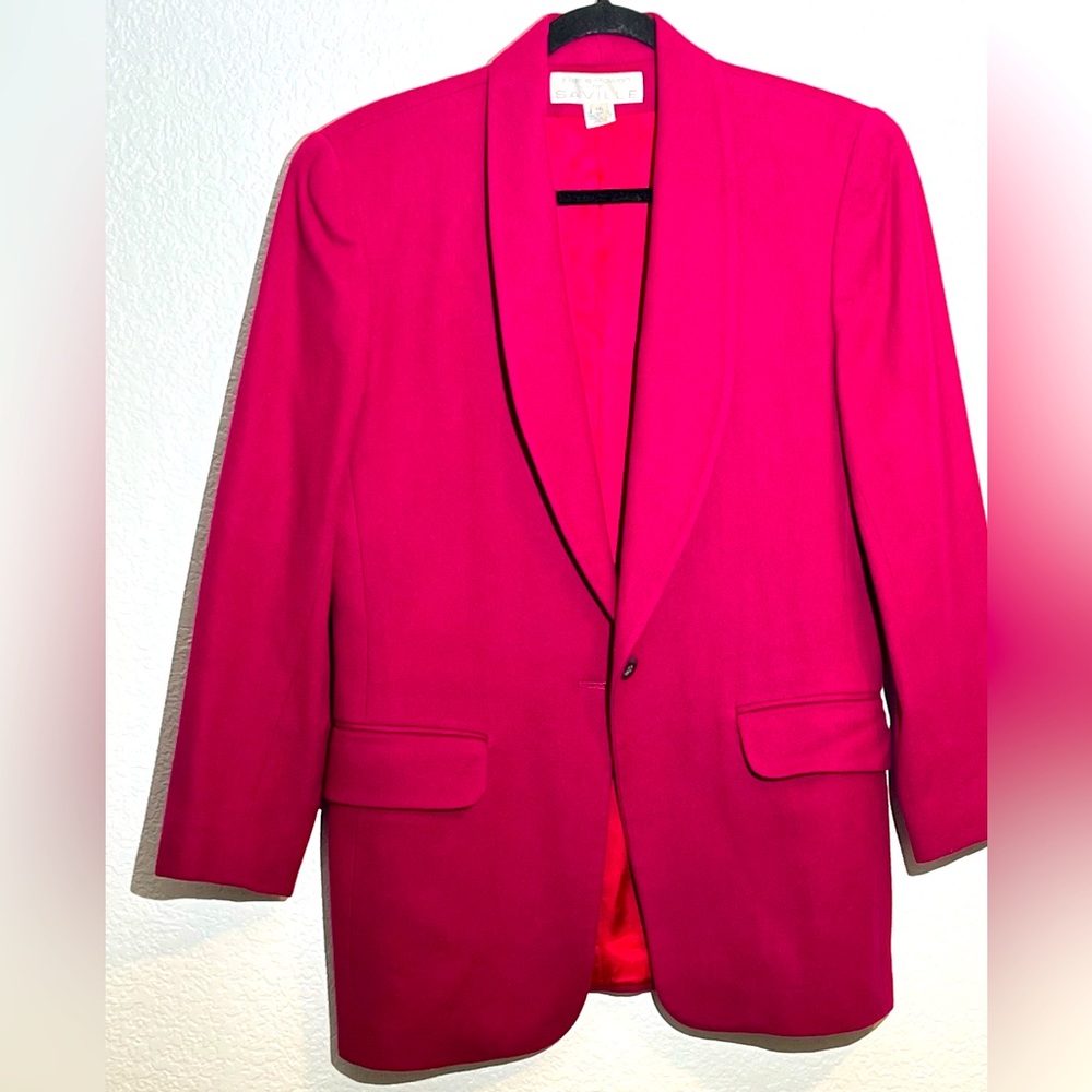 Rena Rowan for SAVILLE Wool Blazer